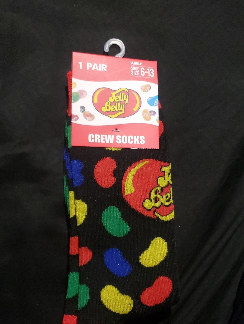 🤯3/$12 Jelly Belly Jelly Bean Crew Socks New Unisex